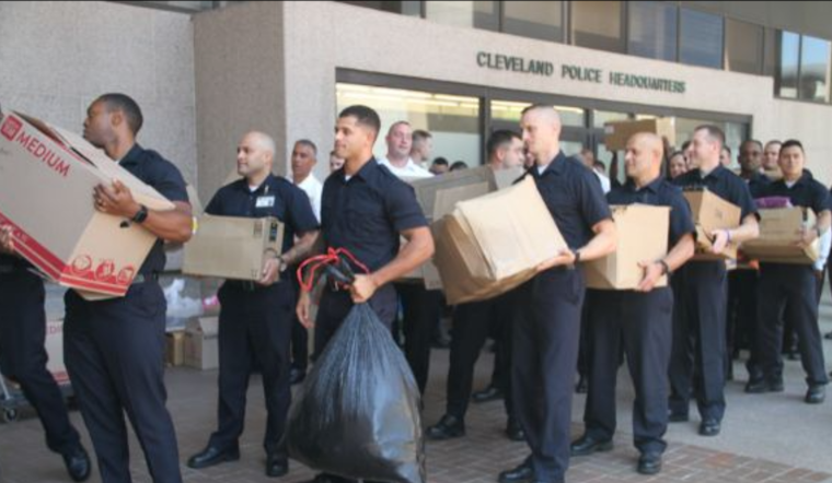 Cleveland Police Academy Recruits Spearhead Donation Drive for Rainbow Terrace Fire Victims