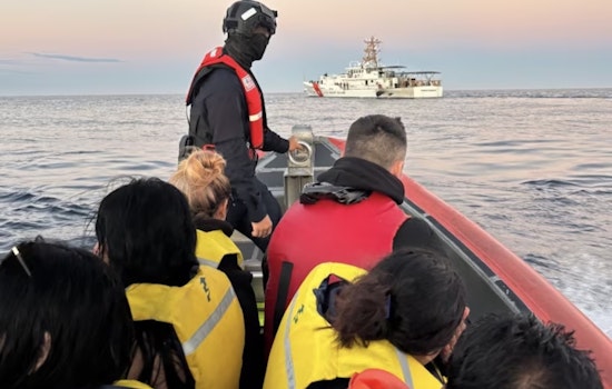 Coast Guard Detains 13 Off California Coast, Migrants Intercepted Near Point Loma