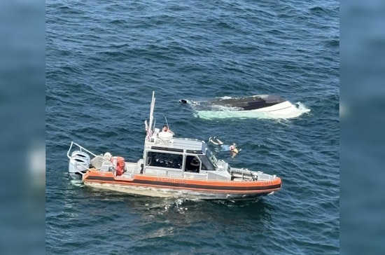 Coast Guard Helicopter Crew from Detroit Heroically Saves Four Off Erie, Pennsylvania Waters