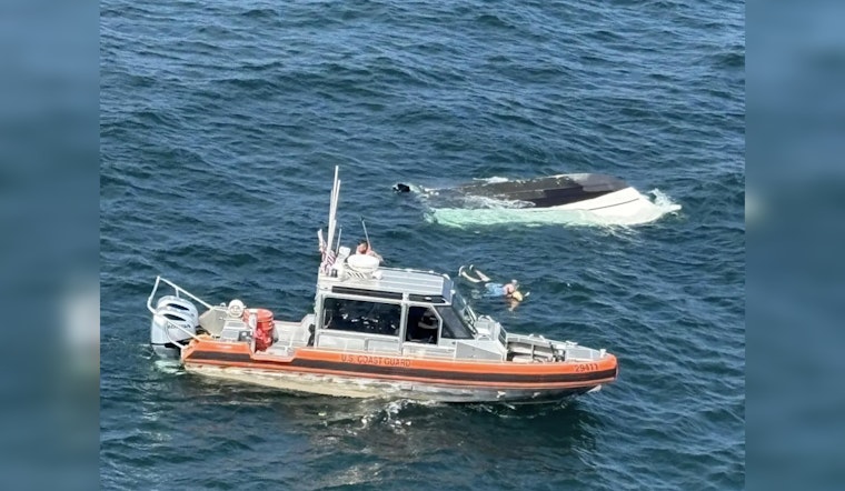 Coast Guard Helicopter Crew from Detroit Heroically Saves Four Off Erie, Pennsylvania Waters
