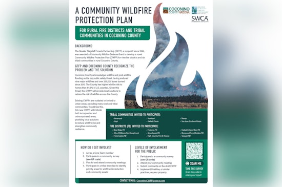 Coconino County to Launch Community Meetings for Wildfire Preparedness Plan