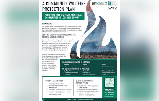 Coconino County to Launch Community Meetings for Wildfire Preparedness Plan
