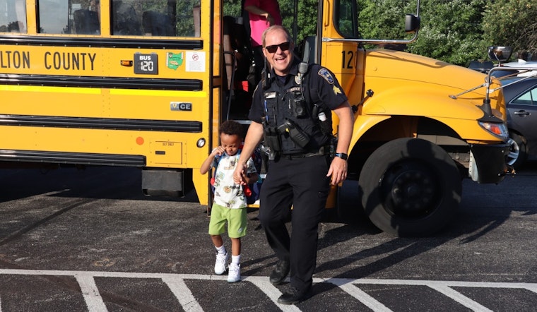 Colerain's Finest High-Five Students for a Positive Start to the New School Year
