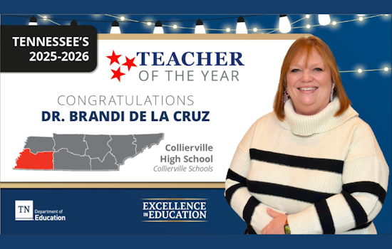 Collierville High's Dr. Brandi De La Cruz Named Tennessee's 2025-26 Teacher of the Year