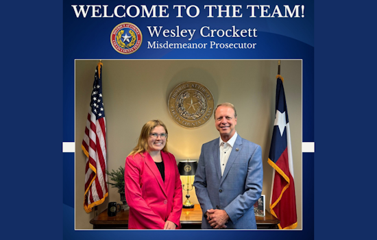 Collin County DA's Office Welcomes New Prosecutor Wesley Crockett from Alaskan Clerkship