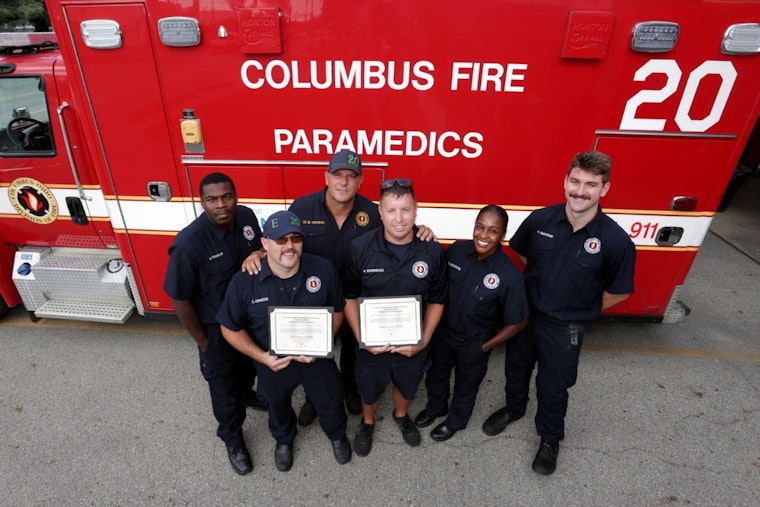 Columbus Firefighters Honored for Life-Saving Heroism in Gunshot Victim Rescue at OSU East