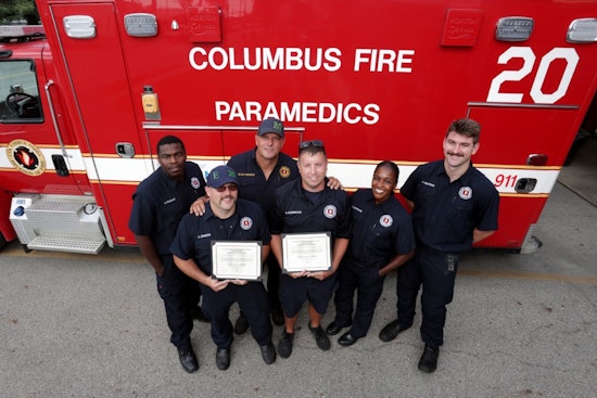 Columbus Firefighters Honored for Life-Saving Heroism in Gunshot Victim Rescue at OSU East