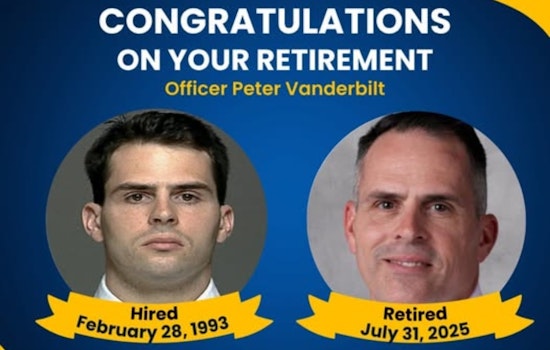 Columbus Police Veteran Officer Peter Vanderbilt Retires After Over 30 Years of Service