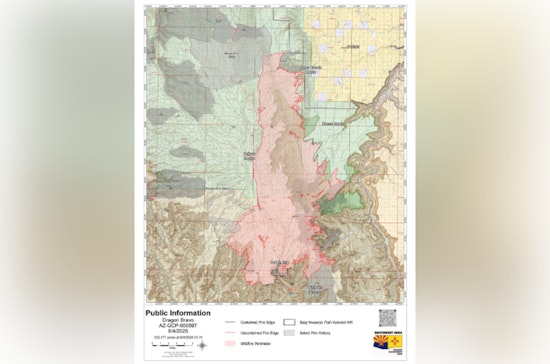 Community Meetings Set in Fredonia and Page as Dragon Bravo Fire Burns Over 123,000 Acres on Grand Canyon North Rim