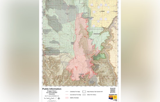 Community Meetings Set in Fredonia and Page as Dragon Bravo Fire Burns Over 123,000 Acres on Grand Canyon North Rim
