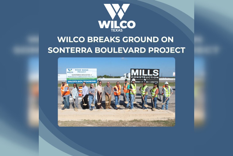 Construction Begins on Sonterra Blvd Project to Boost Traffic Safety in Jarrell, Funded by WilCo Road Bond
