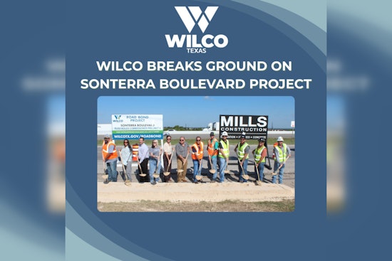 Construction Begins on Sonterra Blvd Project to Boost Traffic Safety in Jarrell, Funded by WilCo Road Bond