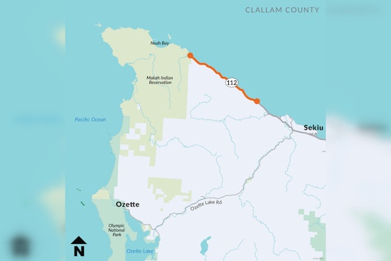 Construction on State Route 112 Between Neah Bay and Sekiu Begins August 18, Expect Delays