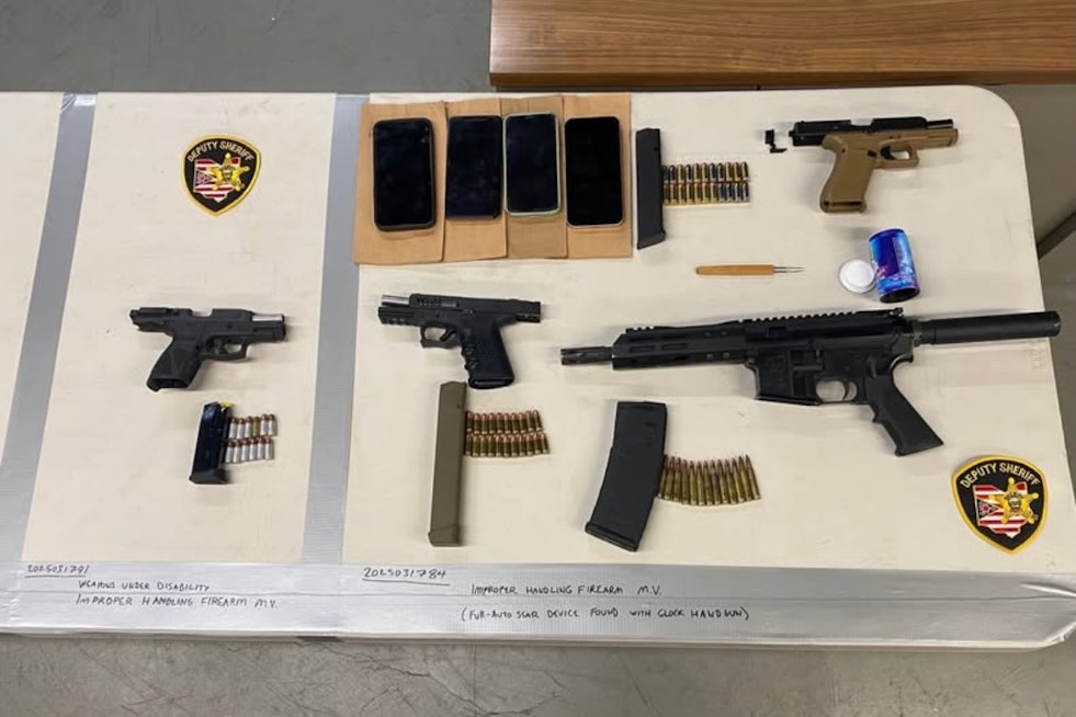 Cuyahoga County Sheriff's DSP Unit Seizes Illegal Firearms and Drugs in Traffic Stop