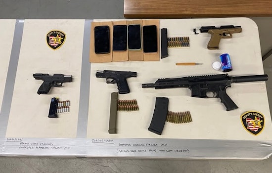 Cuyahoga County Sheriff's DSP Unit Seizes Illegal Firearms and Drugs in Traffic Stop