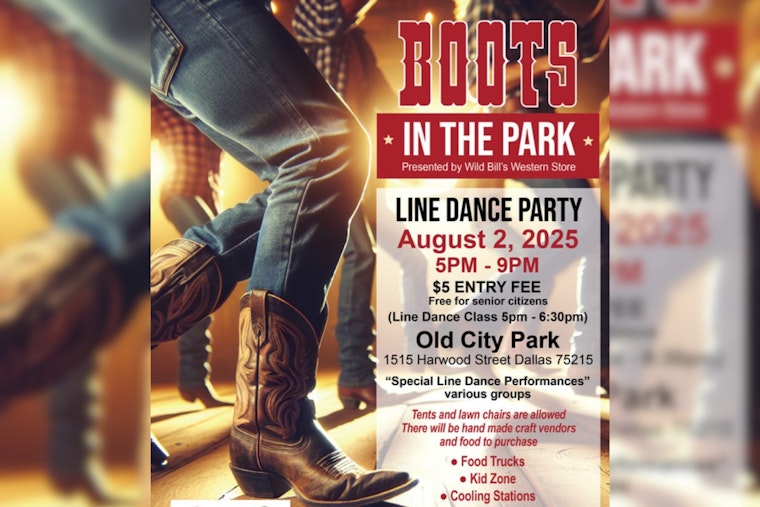 Dallas Dons Its Dancing Boots: City and Wild Bill's Western Store Host "Boots In The Park" Line Dance Extravaganza