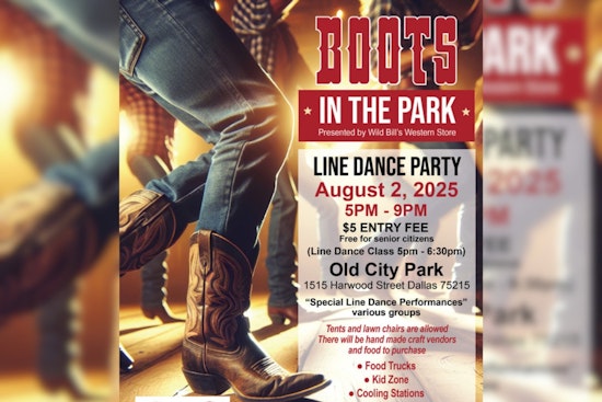 Dallas Dons Its Dancing Boots: City and Wild Bill's Western Store Host "Boots In The Park" Line Dance Extravaganza