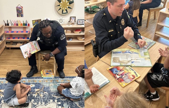 Dallas Police Officers Engage in Pre-K Reading Initiative at Bezos Academy to Foster Literacy and Community Bonds