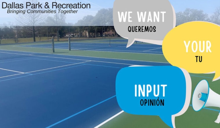 Dallas Seeks Public Input on Converting Lake Highlands Tennis Courts to Pickleball
