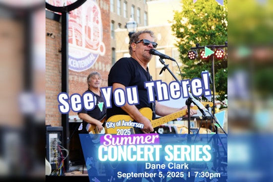Dane Clark to Serenade Downtown Anderson in Upcoming Summer Concert Series Performance