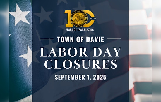 Davie Announces Labor Day Schedule, Government Offices Closed but Parks and Pools Open for Residents