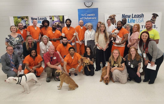 Delaware County Celebrates New Leash on Life USA Program Graduates at George W. Hill Correctional Facility