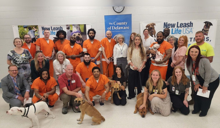 Delaware County Celebrates New Leash on Life USA Program Graduates at George W. Hill Correctional Facility