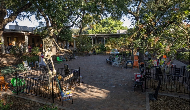 Denton's "Scary Chairy Orchard" Art Installation to Return This October with Community Crafted Spooky Seats