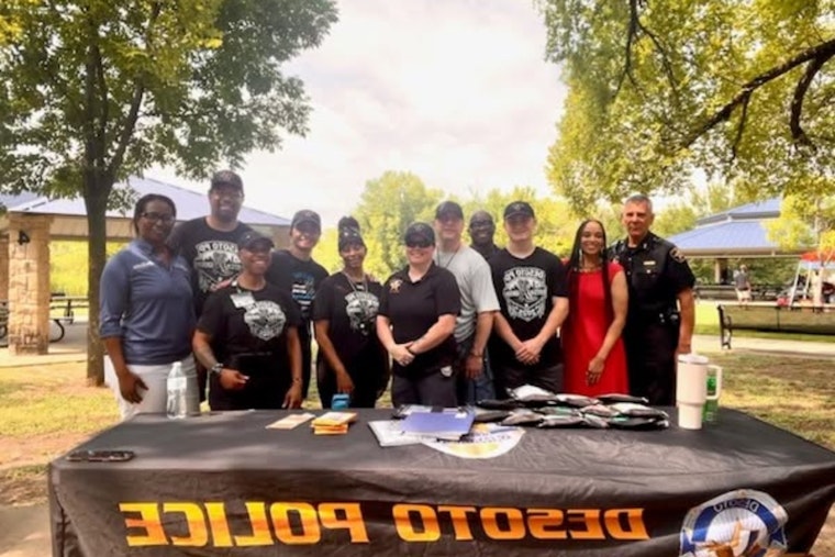 DeSoto Police Department Equips Over 200 Children with School Supplies in "Operation Back 2 School" Initiative