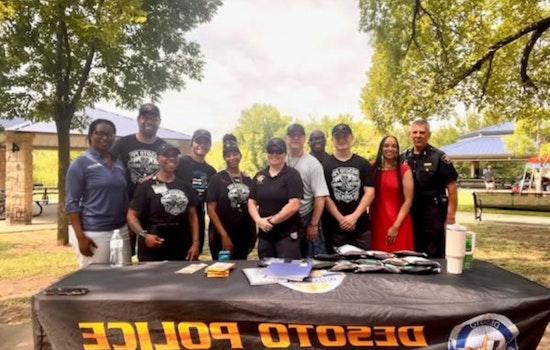 DeSoto Police Department Equips Over 200 Children with School Supplies in "Operation Back 2 School" Initiative