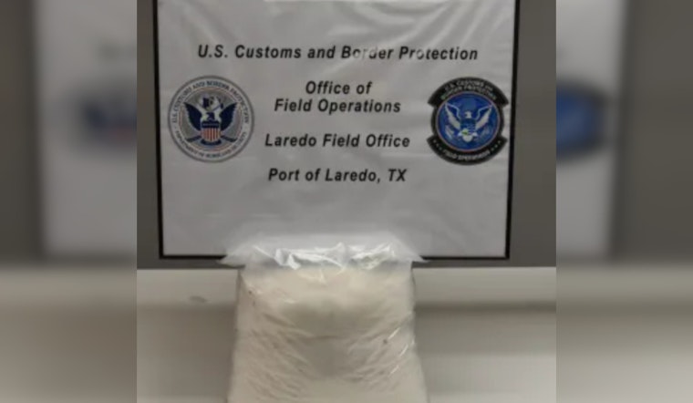 $433K Worth of Meth Seized at Laredo Port of Entry, U.S. Citizen Detained in Smuggling Bust