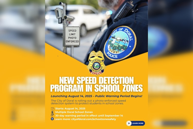 Doral and Hollywood Introduce Speed Cameras in School Zones to Boost Child Safety