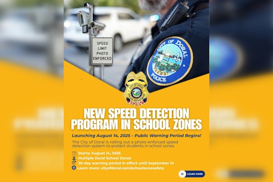 Doral and Hollywood Introduce Speed Cameras in School Zones to Boost Child Safety