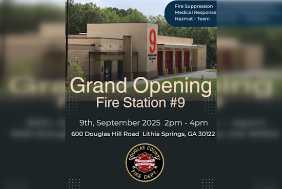 Douglas County Invites Community to Celebrate Opening of New Fire Station #9 in Lithia Springs