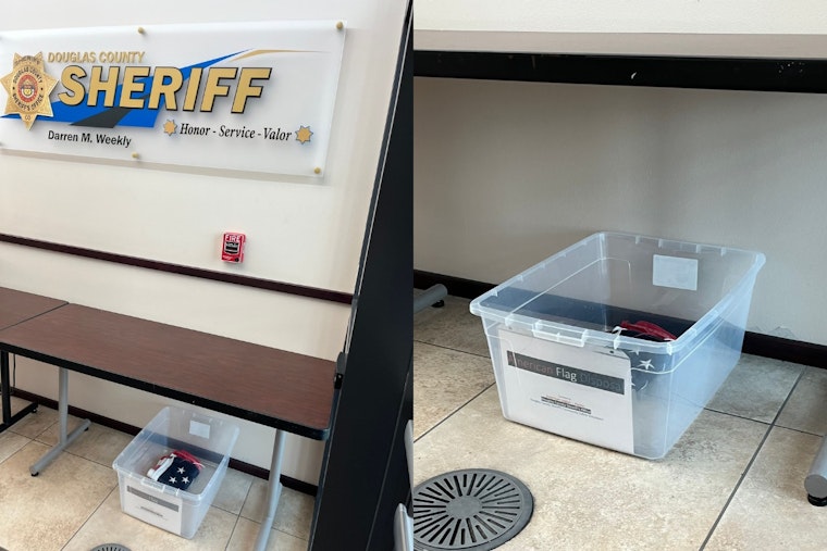 Douglas County Sheriff's Office Invites Residents to Retire Old American Flags with Honor