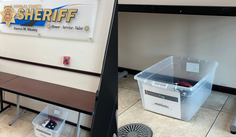Douglas County Sheriff's Office Invites Residents to Retire Old American Flags with Honor