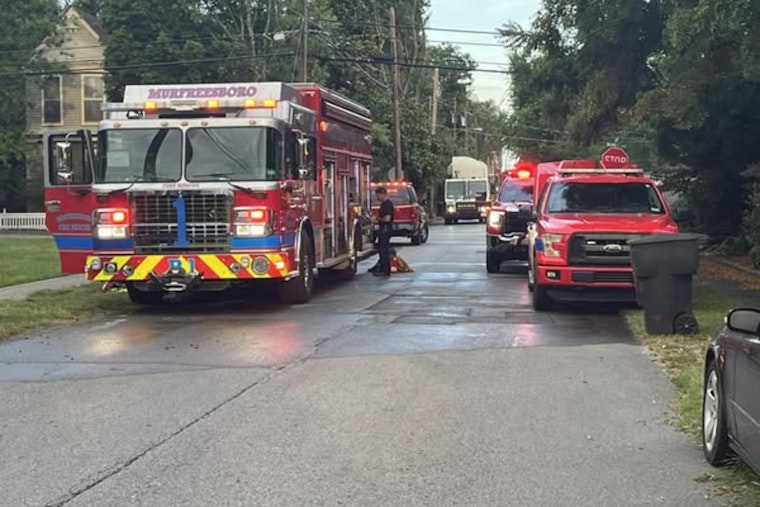 Early Morning Blaze Engulfs Burton St. Home in Murfreesboro, One Injured, Investigation Underway