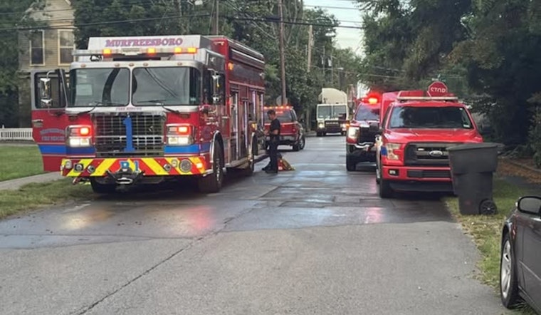 Early Morning Blaze Engulfs Burton St. Home in Murfreesboro, One Injured, Investigation Underway