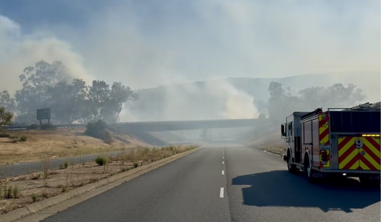 Edgewood Fire in San Mateo County Halts I-280 Traffic, Prompt Evacuations Near Cañada College