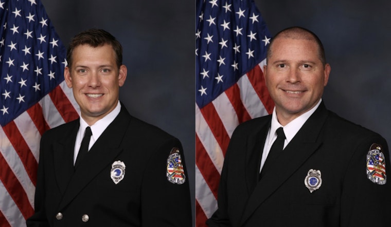 Edmond Fire Department Celebrates Promotion of Two Members to Lieutenant