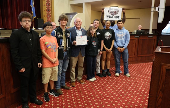 Eisenhower High JROTC Cadets Honored with Clean Sweep Award in Lawton for Community Clean-Up Efforts