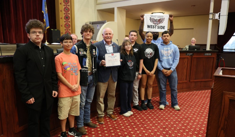 Eisenhower High JROTC Cadets Honored with Clean Sweep Award in Lawton for Community Clean-Up Efforts