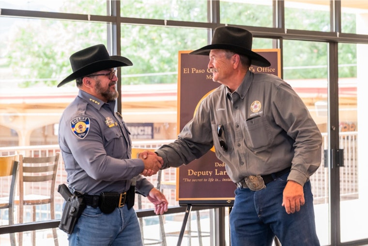 El Paso County Sheriff's Office Honors Deputy Larry J. Murphy with Mounted Unit Barn Dedication