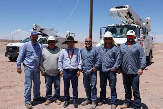Electrifying Progress, Utility Workers Battle Arizona Heat to Power Navajo Nation Homes in Cameron