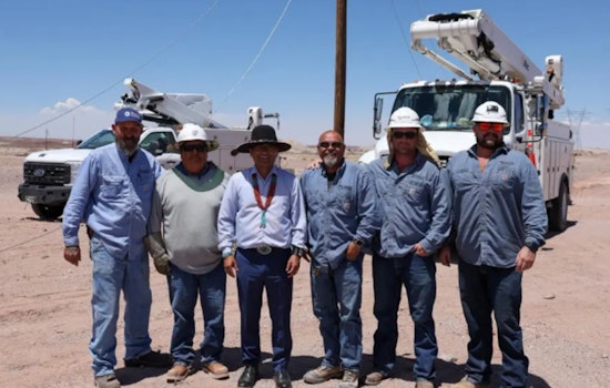 Electrifying Progress, Utility Workers Battle Arizona Heat to Power Navajo Nation Homes in Cameron