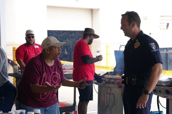 Elevation Church Hosts Cookout for University City Police, Supports Literacy Program During Love Week
