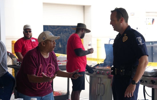 Elevation Church Hosts Cookout for University City Police, Supports Literacy Program During Love Week