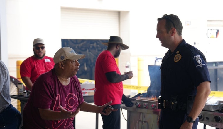 Elevation Church Hosts Cookout for University City Police, Supports Literacy Program During Love Week
