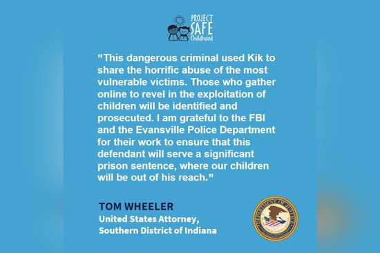 Evansville Sex Offender Casey Lee Smith Sentenced to 17.5 Years for Distributing Child Sexual Abuse Material