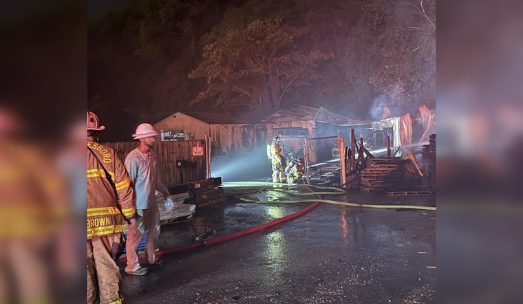 Explosions and Fire Engulf Murfreesboro Shed Yard, Prompting Road Closures and Major Firefighting Operation